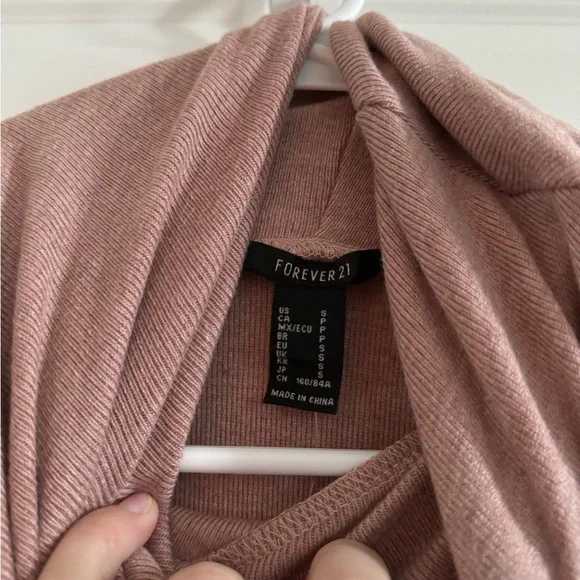 Forever 21 Turtleneck Bodycon Dress in Mauve - Picture 4 of 6